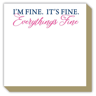 Rosanne Beck I'm Fine. It's Fine. Everything Is Fine Luxe Pad