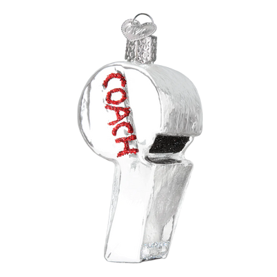 Old World Christmas Coach's Whistle Ornament