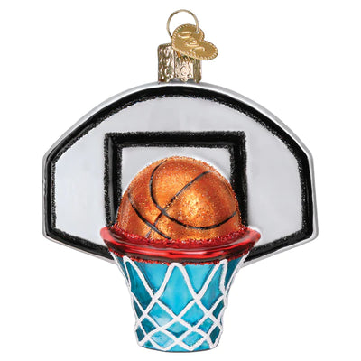 Old World Christmas Basketball Hoop Ornament