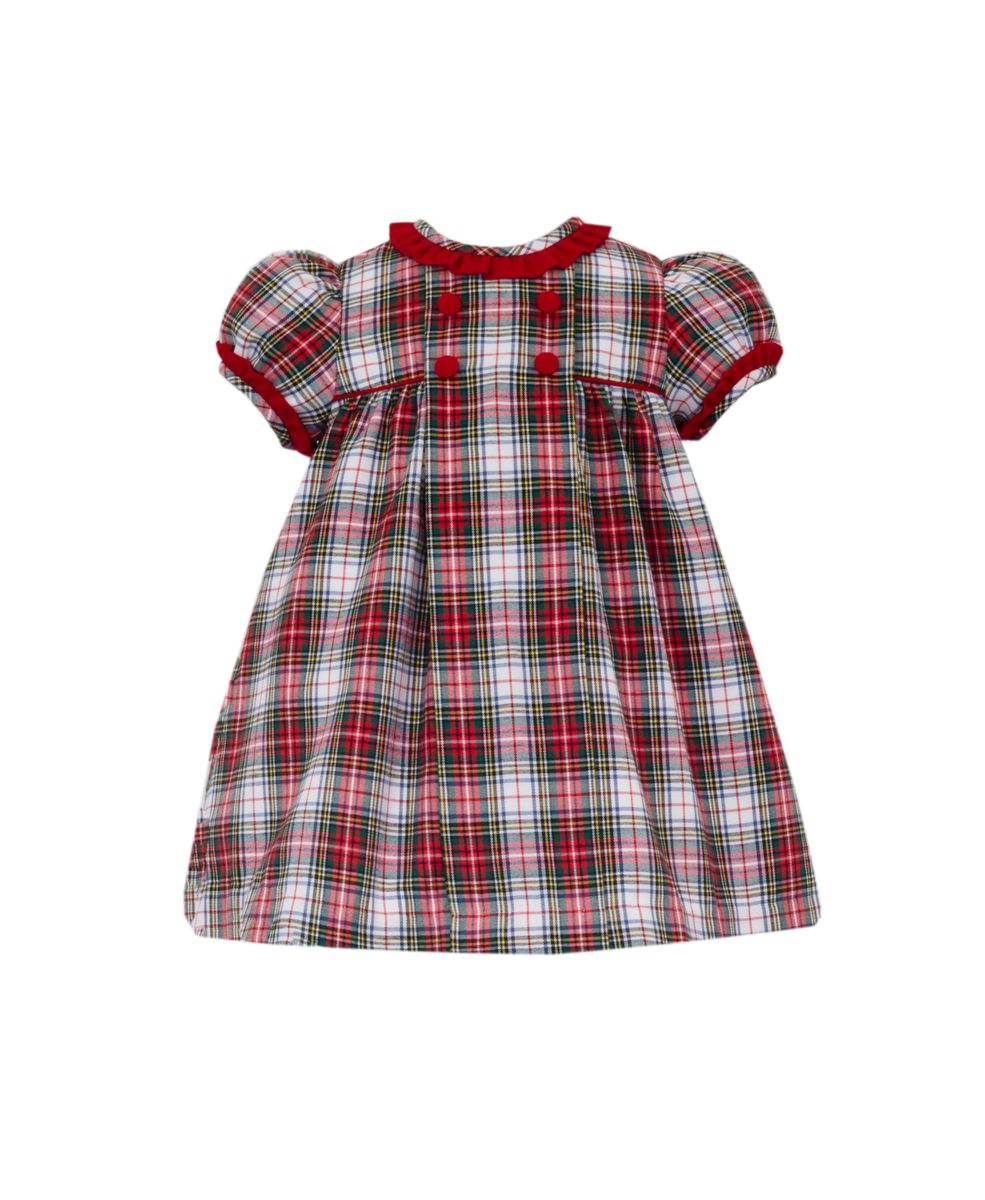 Claire & Charlie Tartan Plaid Ruffle Dress 2T Claire & Charlie Tartan Plaid Ruffle Dress 2T