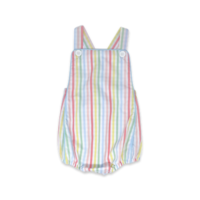 Lullaby Set Evan Sunsuit | Rainbow Stripe