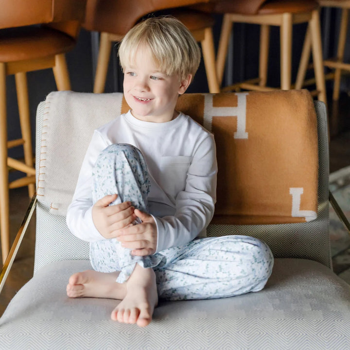 Child sitting on a chair