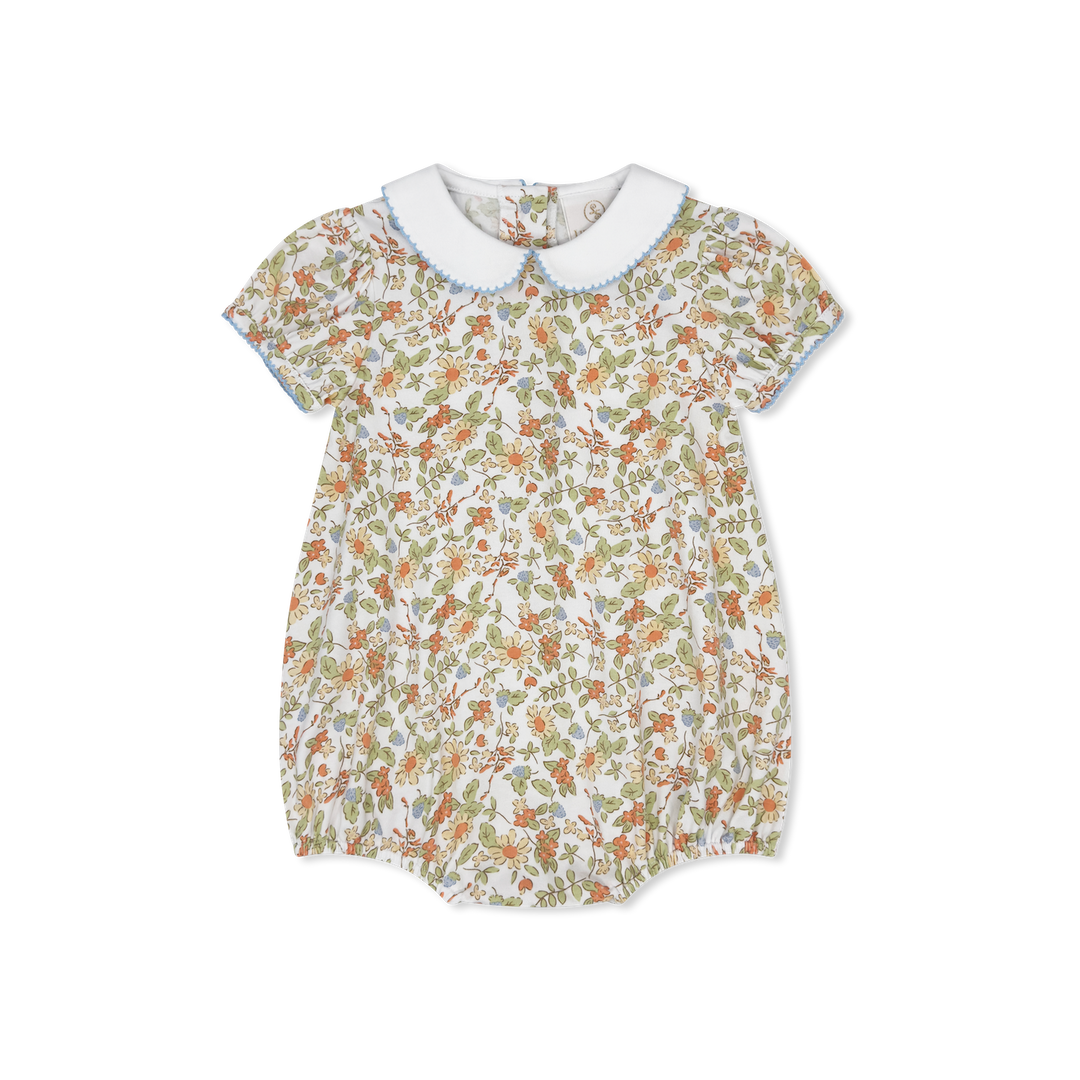 Patty Cake Bubble | Hearthside Floral Knit (18M, 24M)