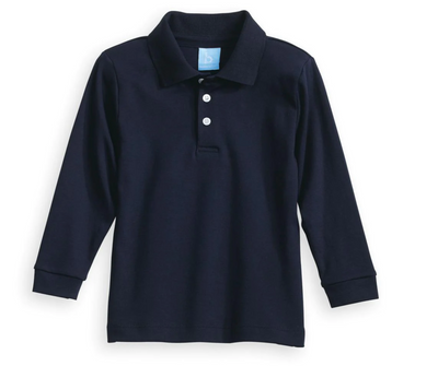 bella bliss Solid Polo | Navy