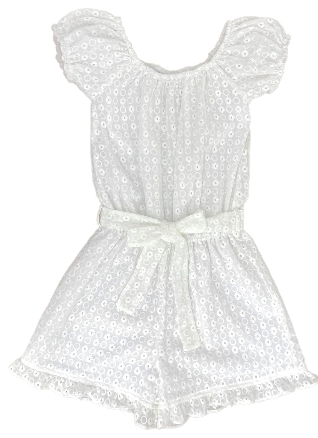 BE elizabeth White Eyelet Romper