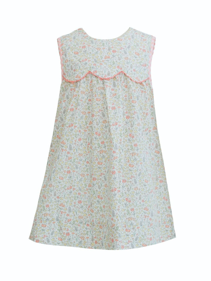 Sophie Dress | Wildflower Scallop (2T, 3T)