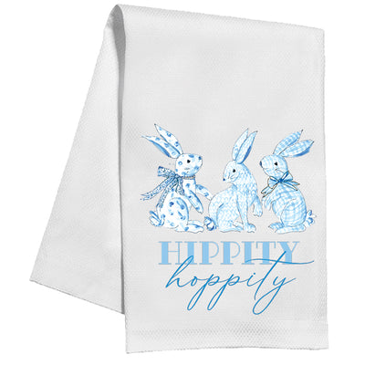Rosanne Beck Kitchen Towel | Hippity Hoppity Bunny Duo