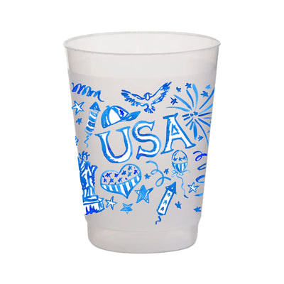 Rosanne Beck Frost Flex Cups | USA Toile