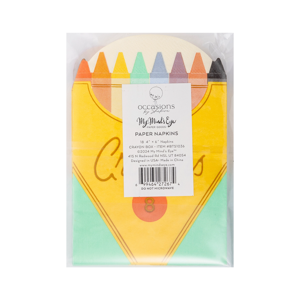 My Mind's Eye Crayon Box Paper Napkins