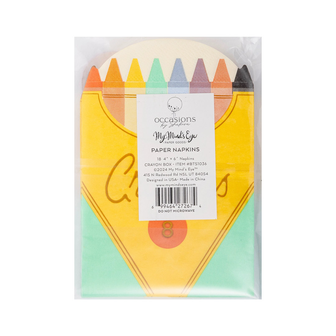 My Mind's Eye Crayon Box Paper Napkins