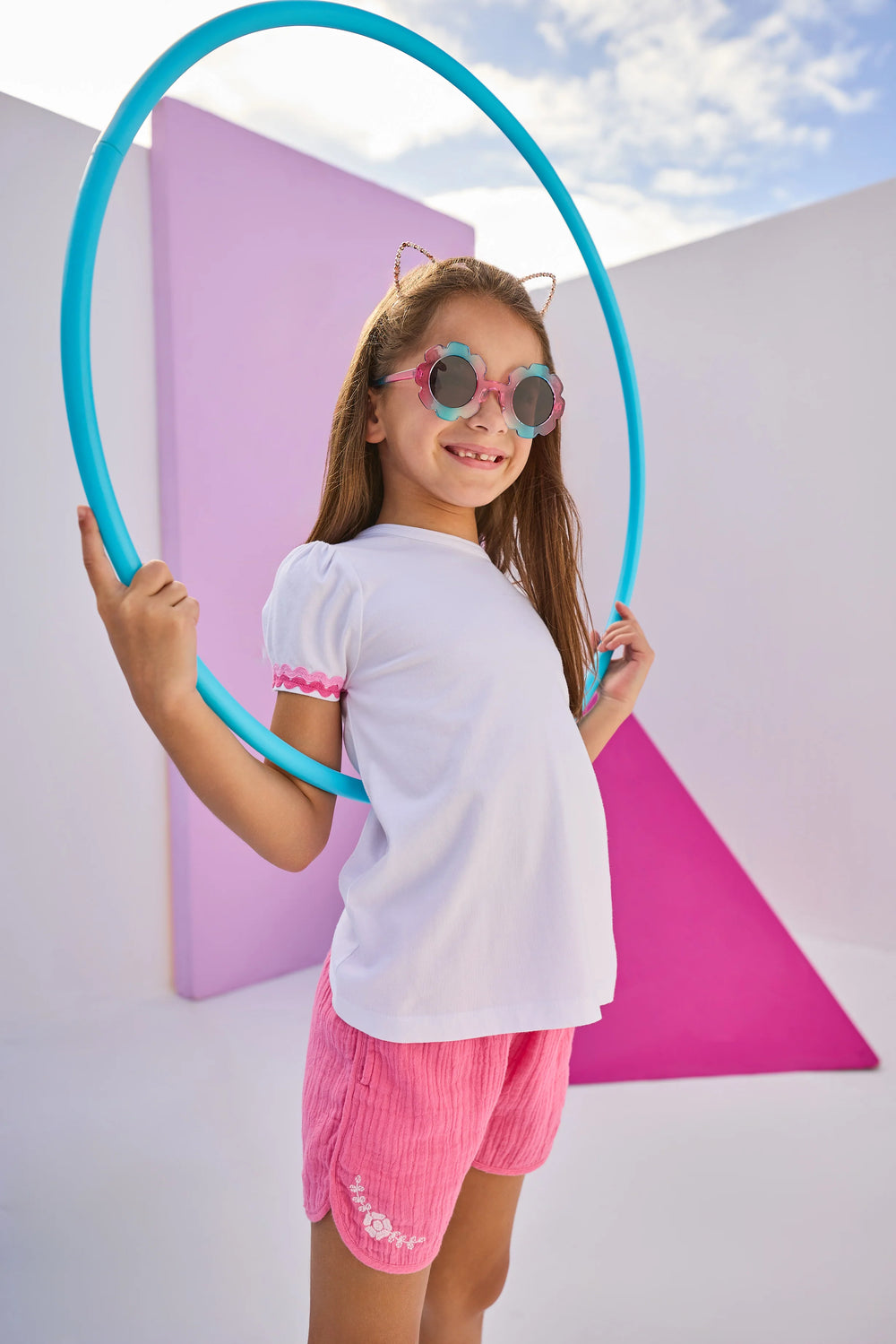Bisby Ric Rac Tee | Pink