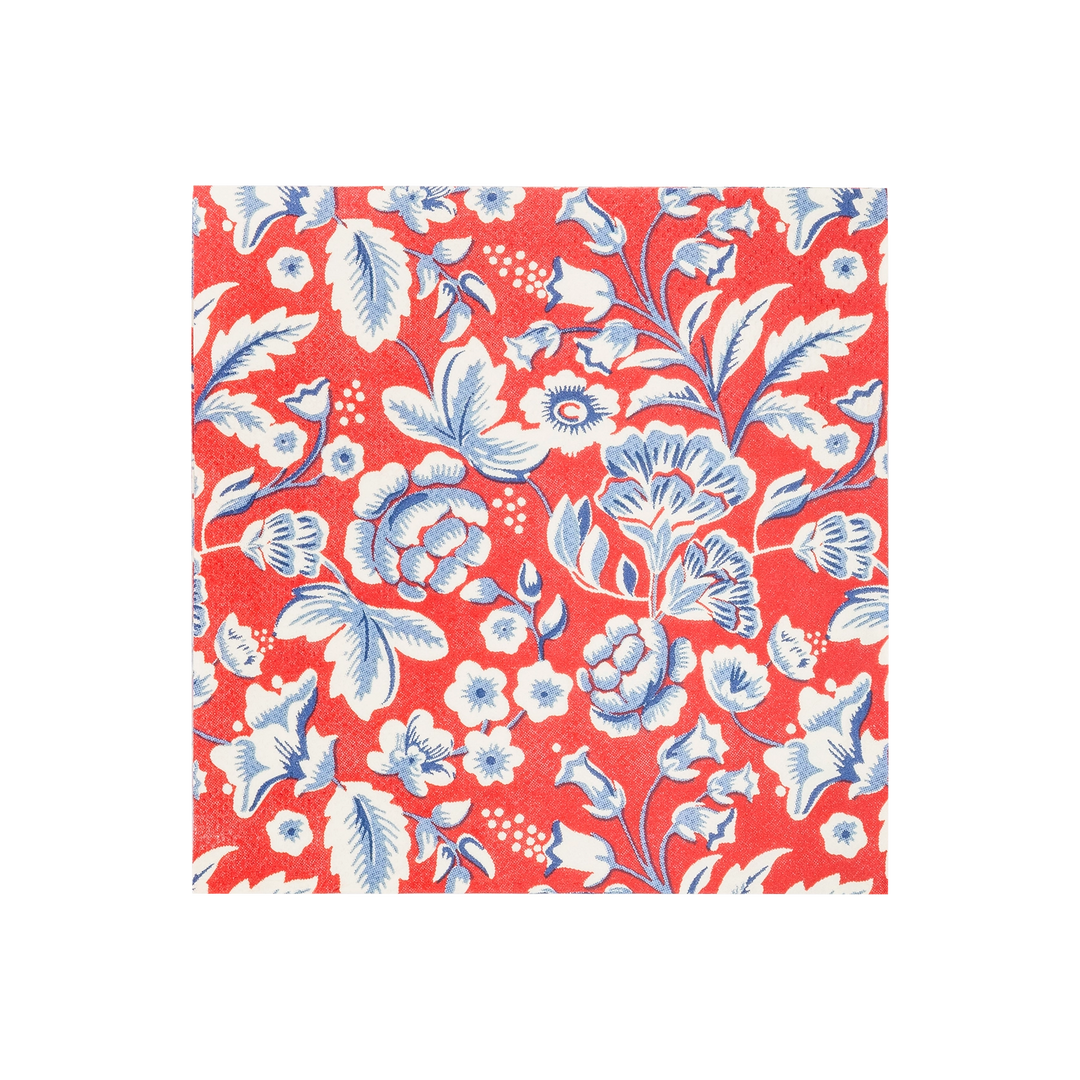My Mind's Eye Hamptons Floral Paper Cocktail Napkin