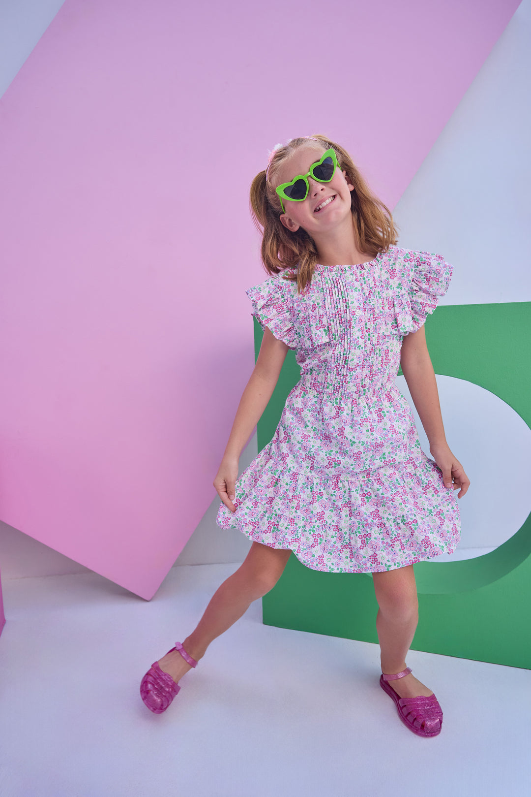 Rodeo Dress | Pink Bloomsbury Blossoms