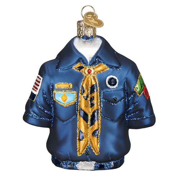 Old World Christmas Boy Scout Uniform Ornament