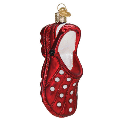 Old World Christmas Red Clog Ornament