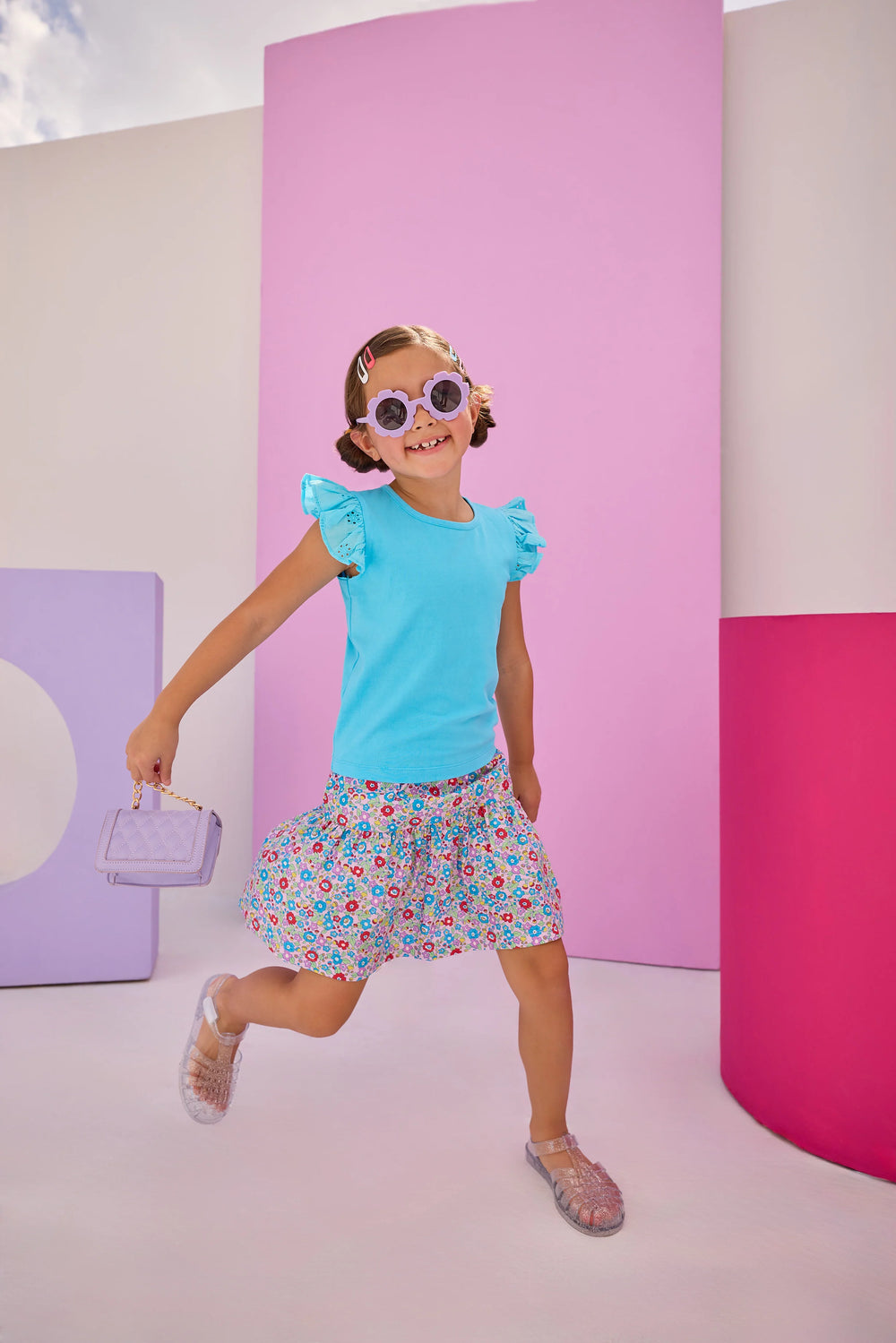 Bisby Sally Skort | Lilac Primrose