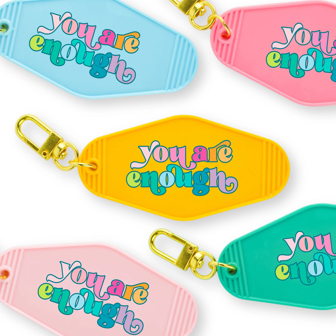 Retro Keychain | You Are Enough