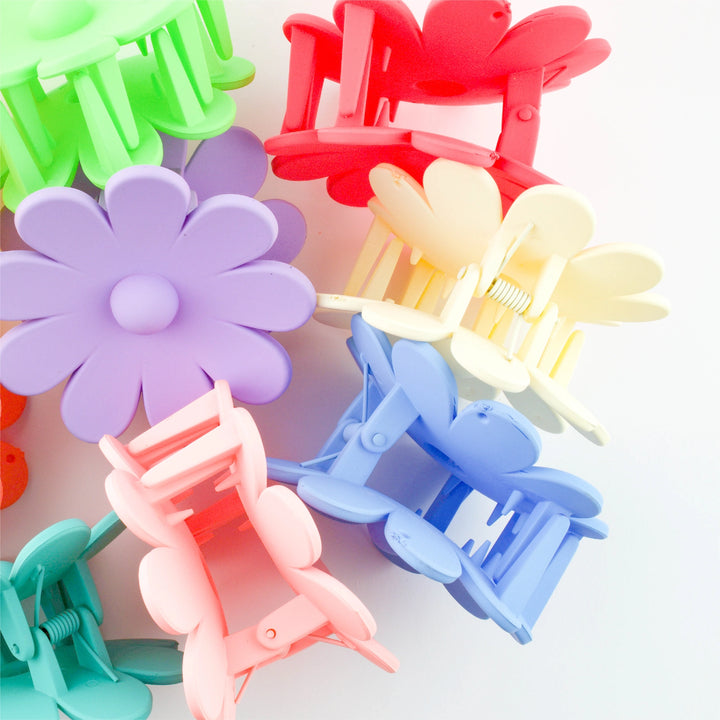 Flower Claw Clip | Sky Blue