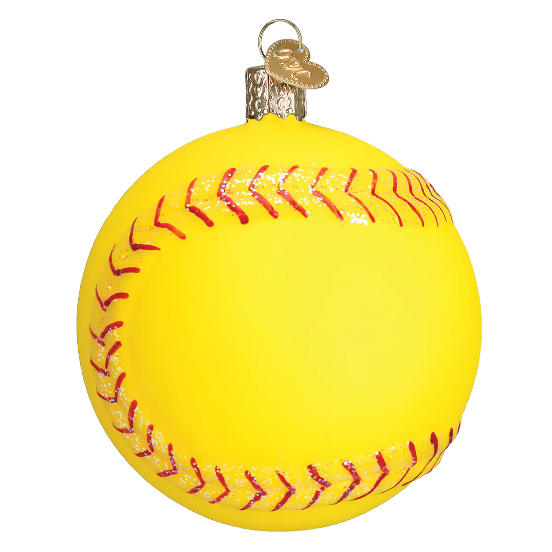 Old World Christmas Softball Ornament