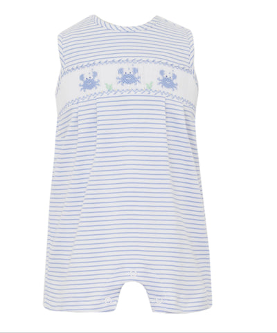 Petit Bebe Smocked Jon Jon | Crabs