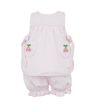 Petit Bebe Crochet Cherries Knit Set