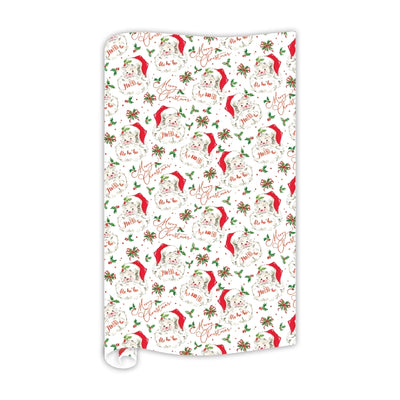 Roseanne Beck Wrapping Paper | Red Santa