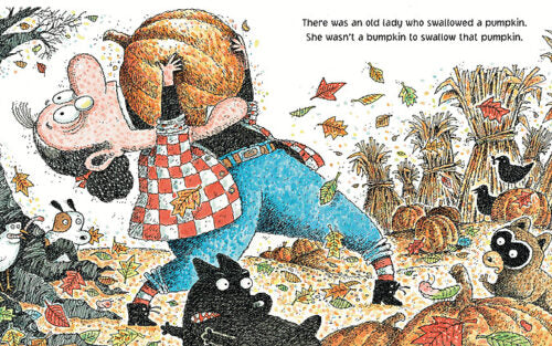 There Was an Old Lady Who Swallowed Some Leaves!
