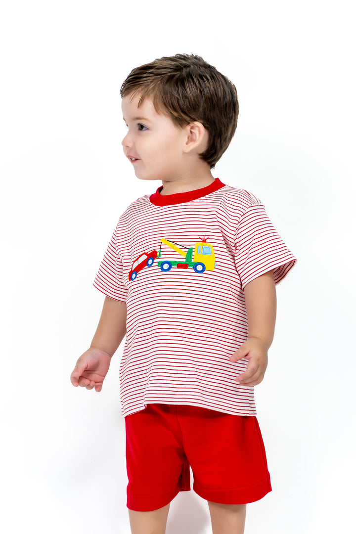 Applique Shirt | Tow Truck