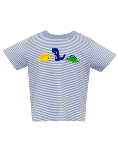 Petit Bebe Dinosaurs Applique Shirt