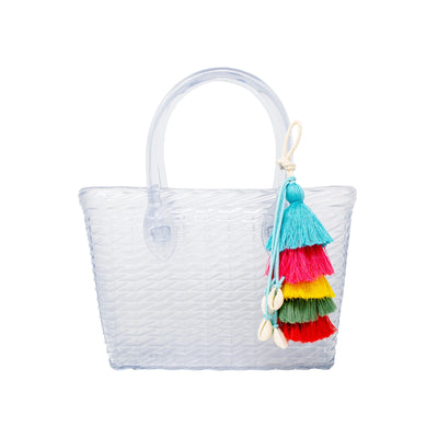 Jelly Weave Tote | Clear