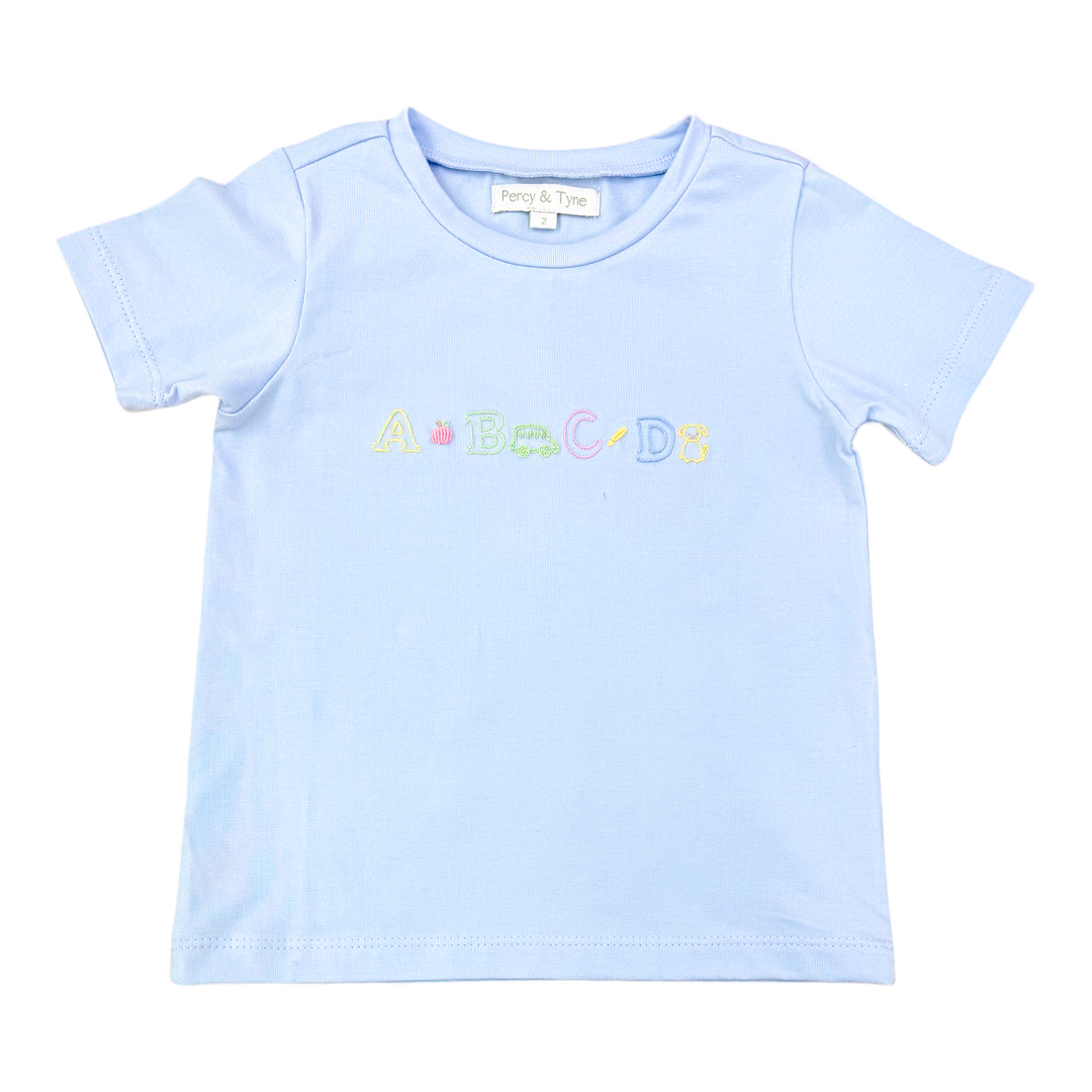 Embroidered Tee | ABC - PRE-SALE