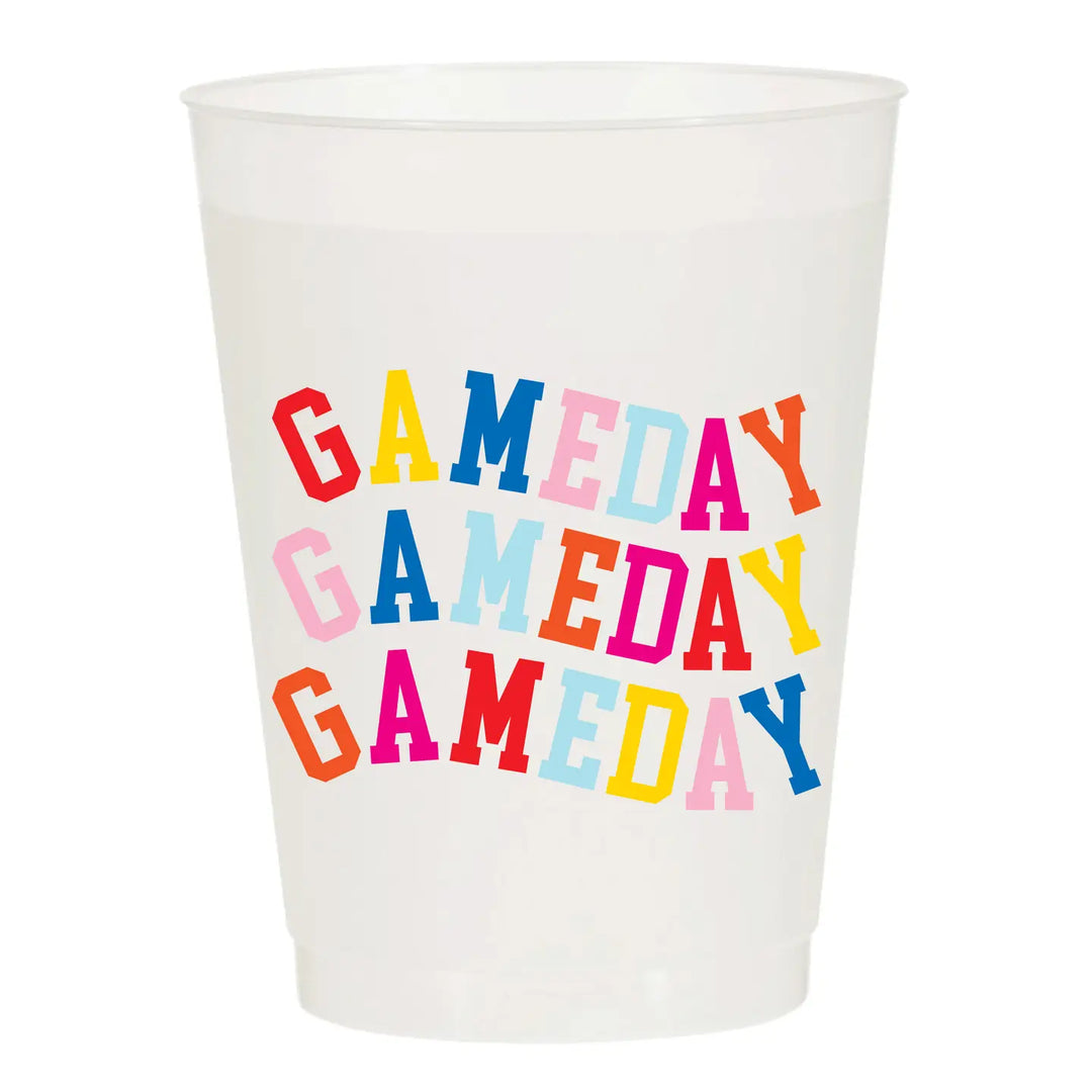 Sip Sip Hooray Gameday Frosted Cups