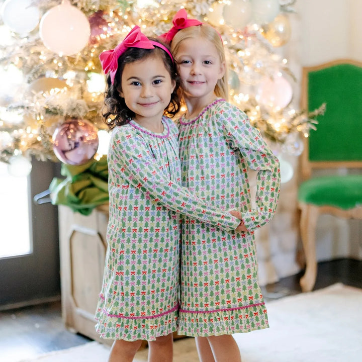 Carlin Nightgown | Tree Topper Bows - PRE-SALE