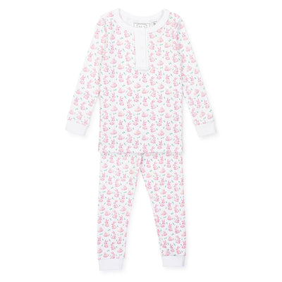 Lila + Hayes Alden Pajama Set | Pink Bunny