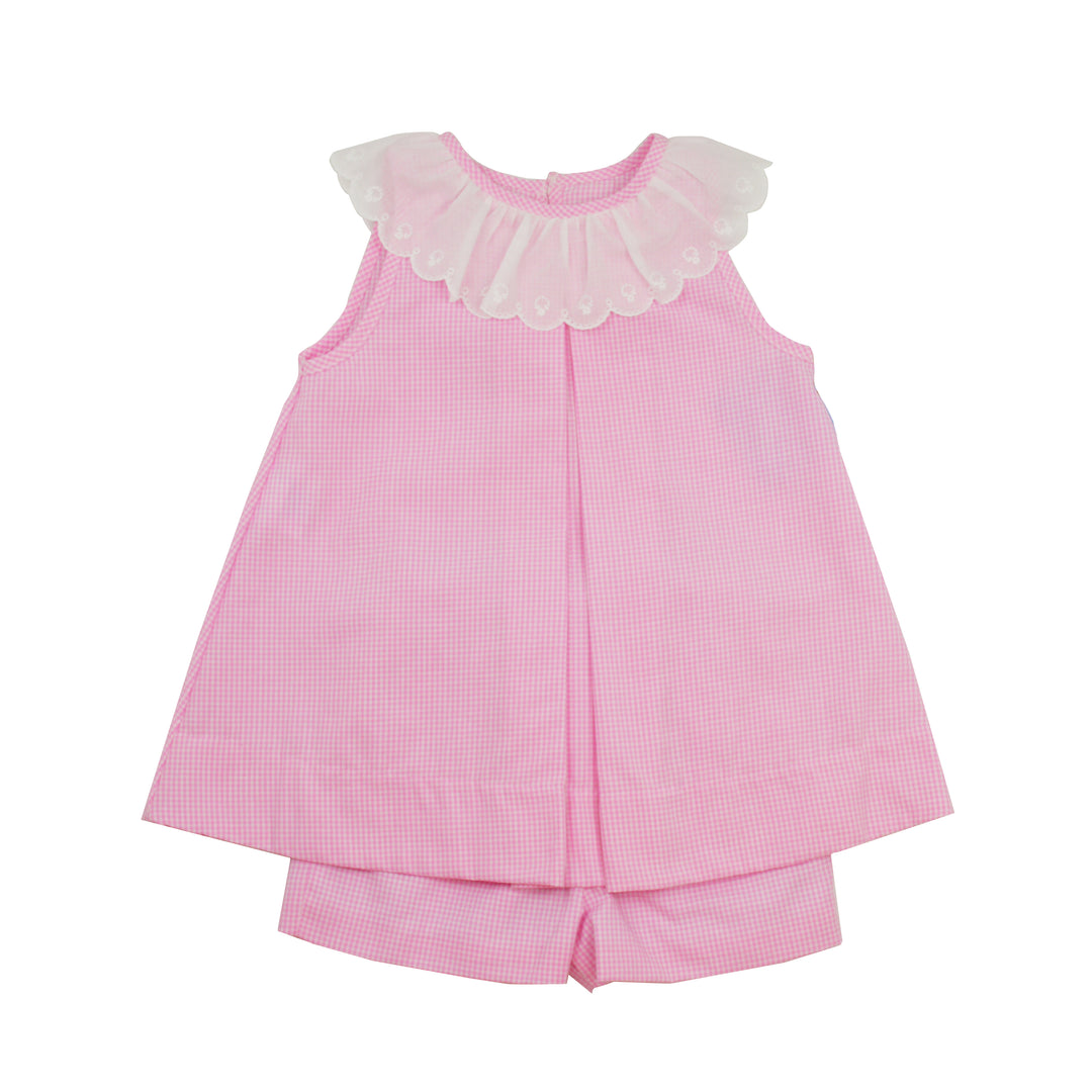 Angels & Company Holly Set | Pink Gingham