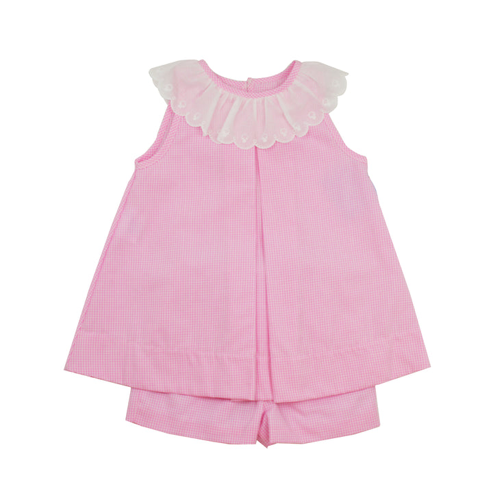 Angels & Company Holly Set | Pink Gingham