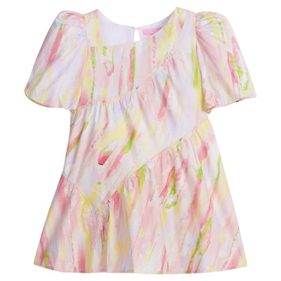 Bisby Asymmetrical Dress | Watercolor