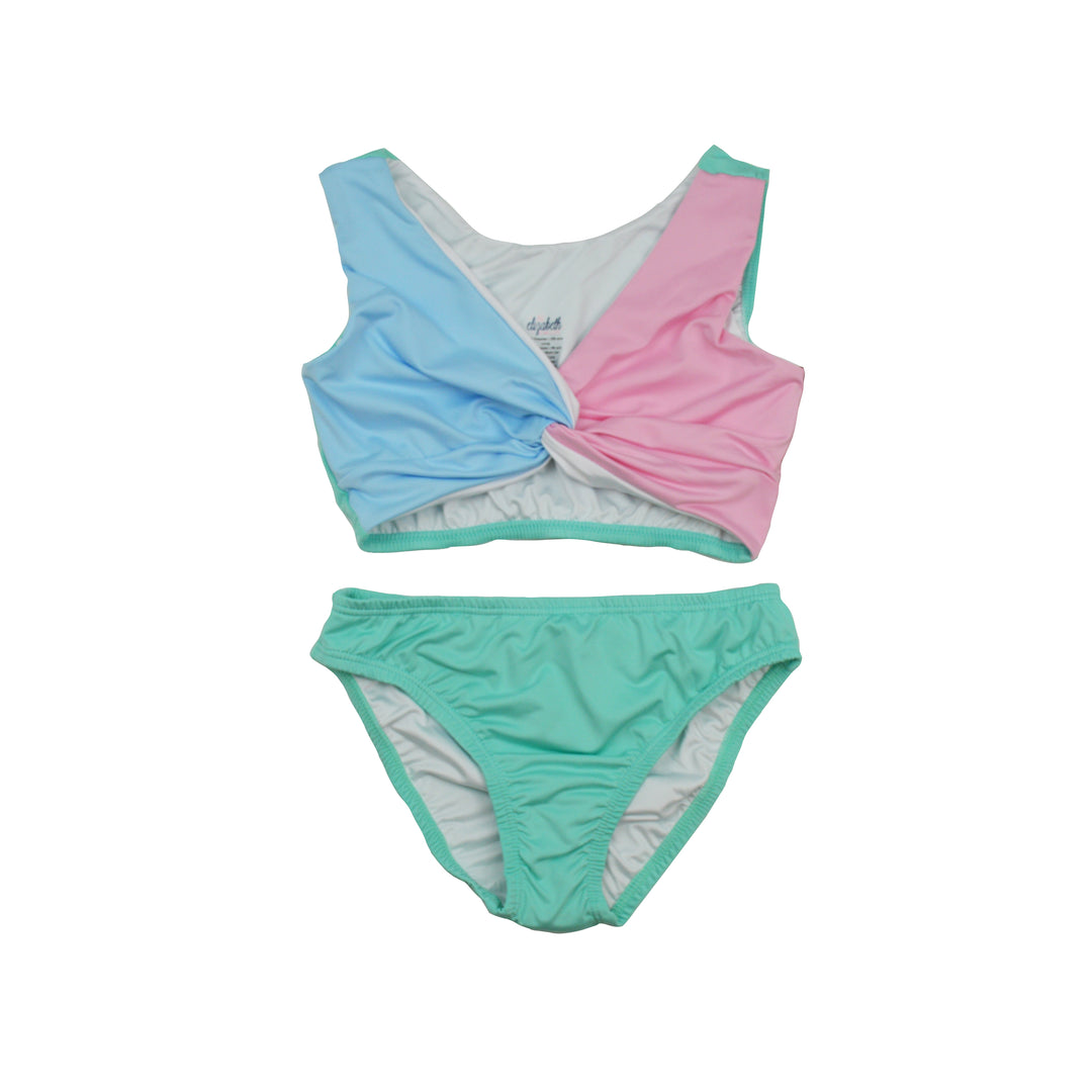 BE elizabeth Colorblock Two-Piece Swimsuit