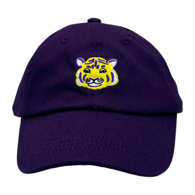 Bits & Bows Baseball Hat | Yellow Tiger