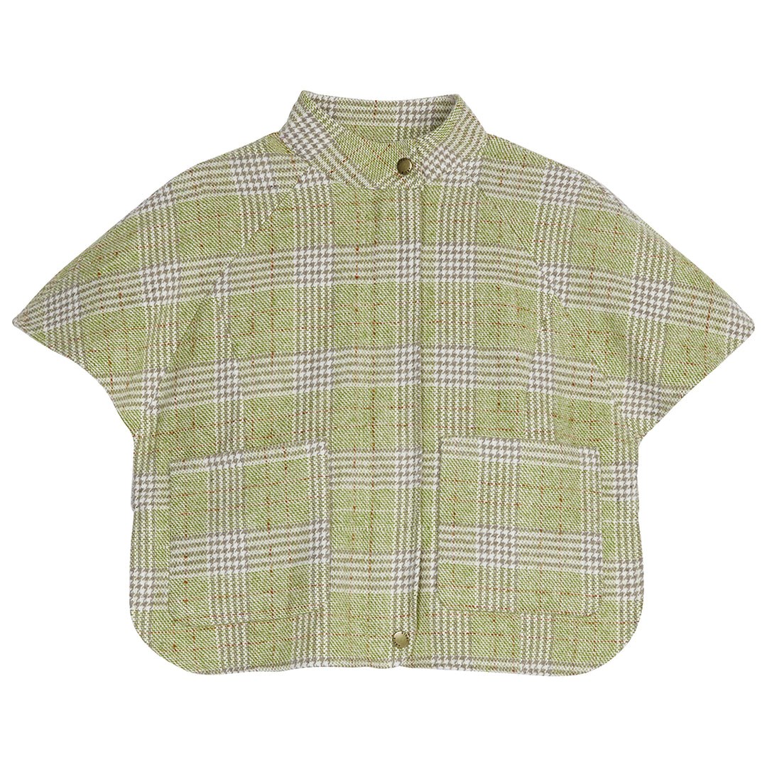 Bisby Cape | Sage Tweed