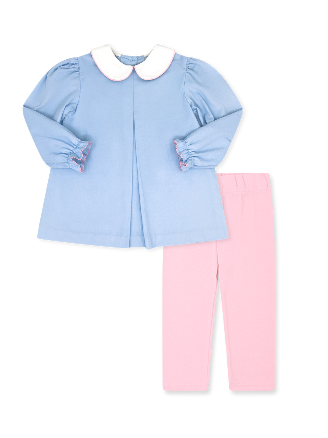 Lullaby Set Caroline Legging Set | Blue Corduroy