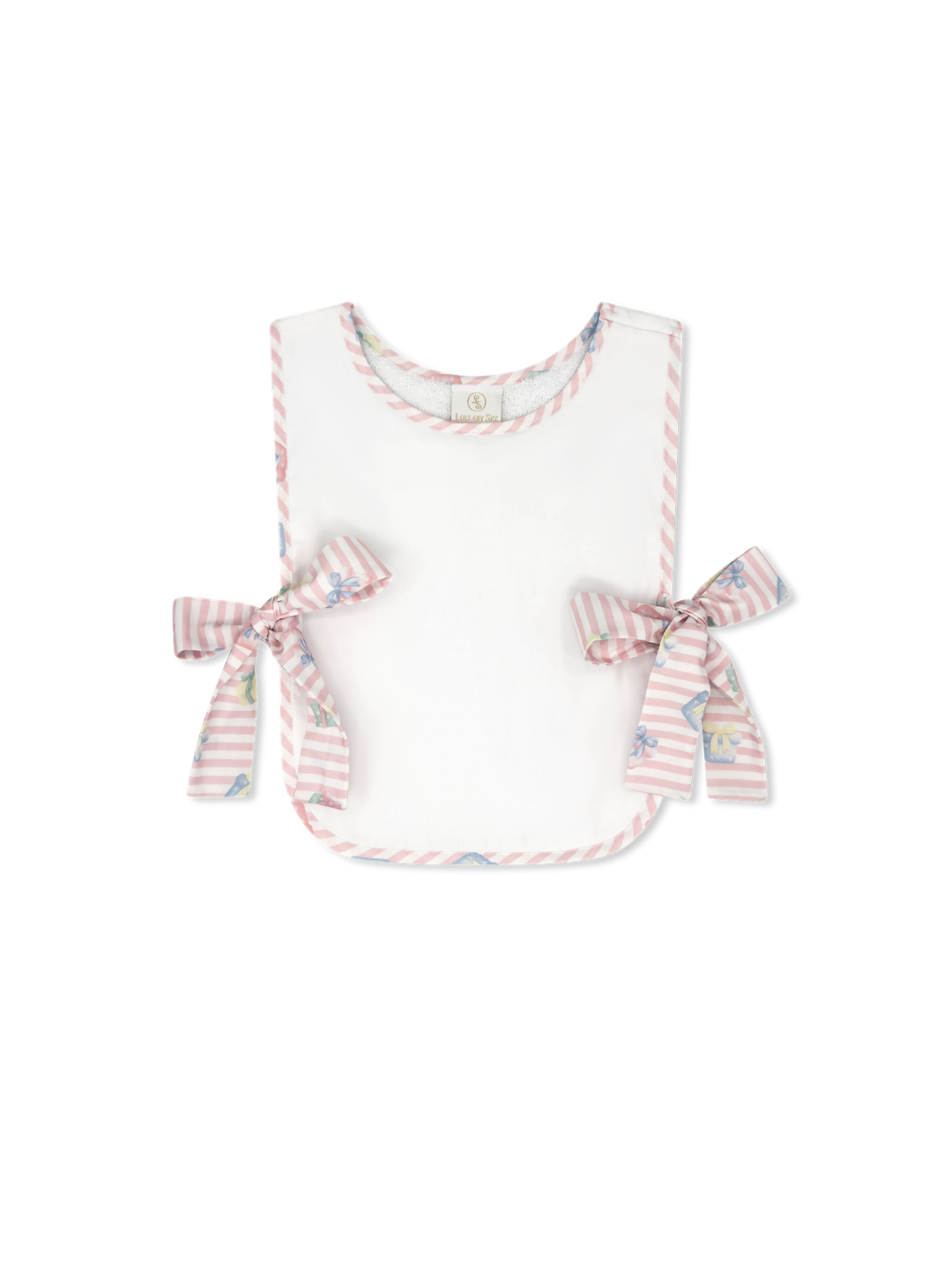 Lullaby Set Celebration Bib | Party Pink
