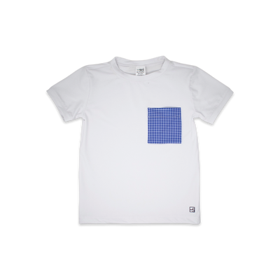 SET Charlie Shirt | Royal Mini Gingham Pocket