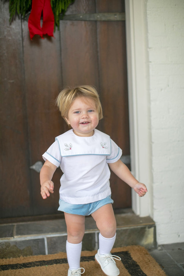 Christian Set | Beaufort Blue Velvet &amp; Holly - PRE-SALE