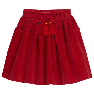Bisby Circle Skirt | Red Velvet