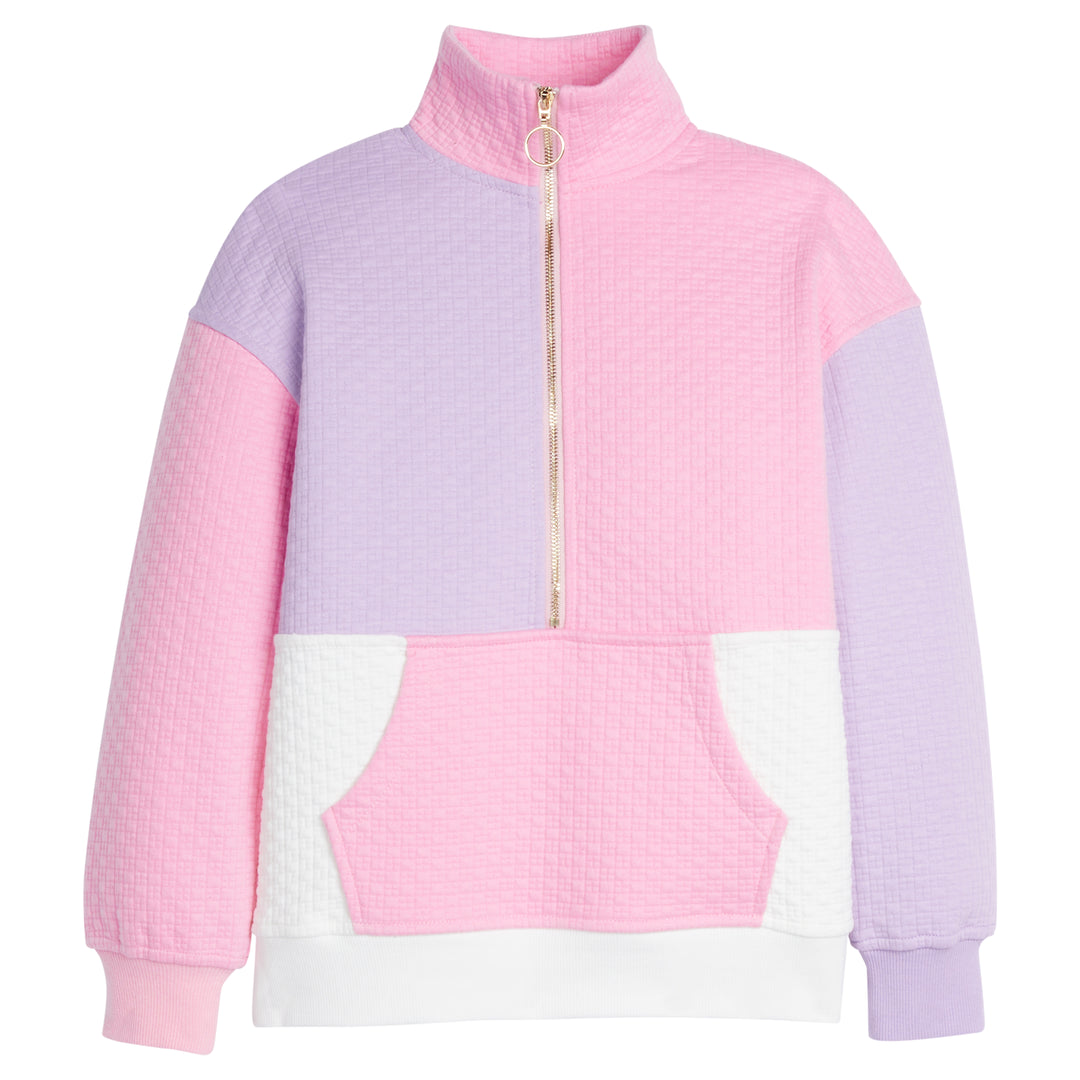 Pullover color blocking best sale