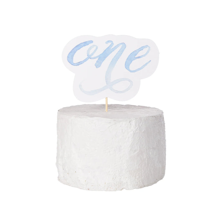 First Birthday Cake Topper | Blue