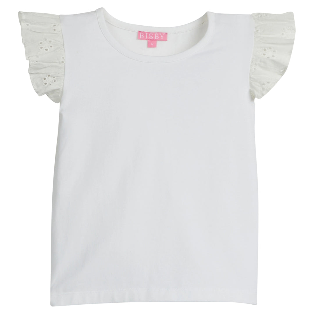 Bisby Eyelet Tank | White