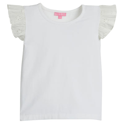 Bisby Eyelet Tank | White