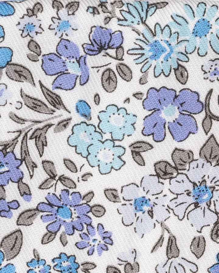 Twill Pajama Set | Fleur D'Azur